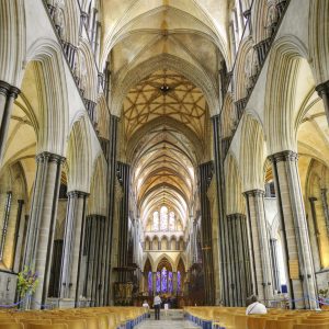 Interior Of Salisbury Cathedral